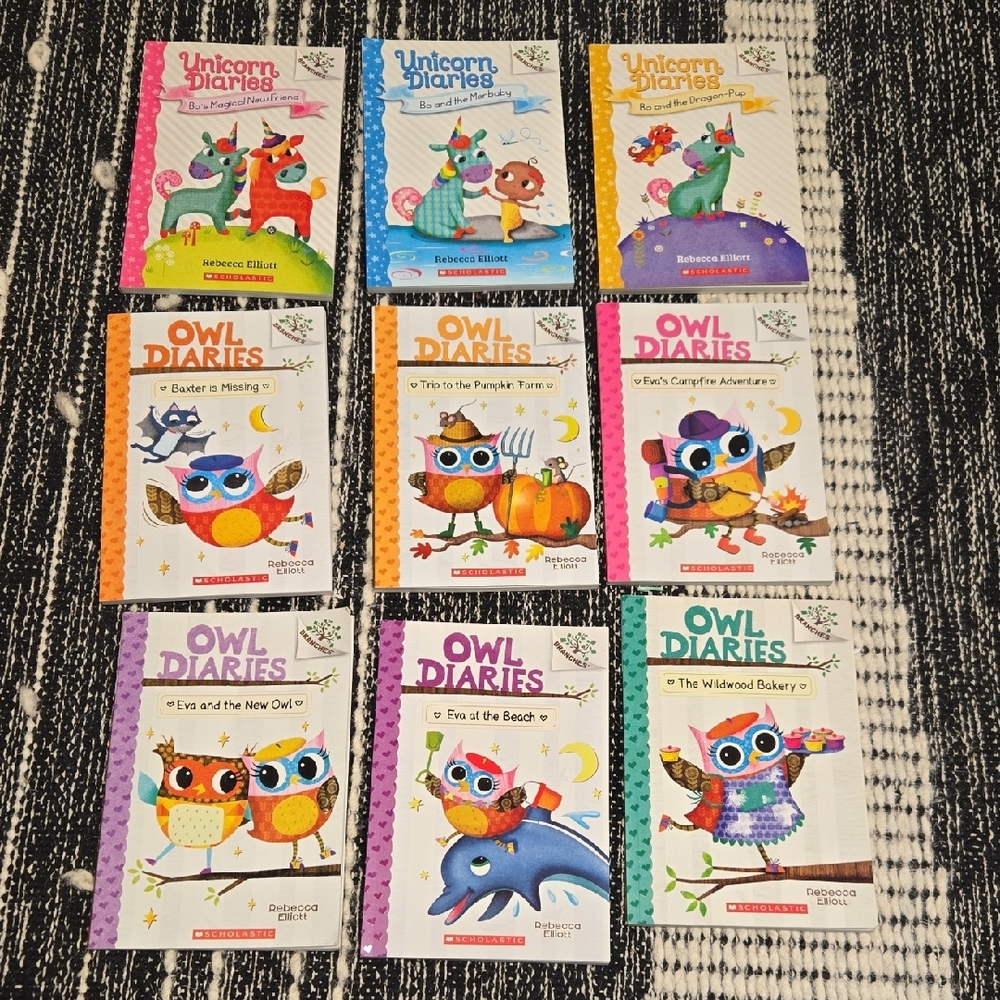 Bundle of Owl Diaries/Unicorn Diaries Books